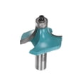 thumbnail image 1 of Roundover Router Bit 1/2 Shank 5/8" Radius Carbide Tipped with Bearing Cyan, 1 of 5
