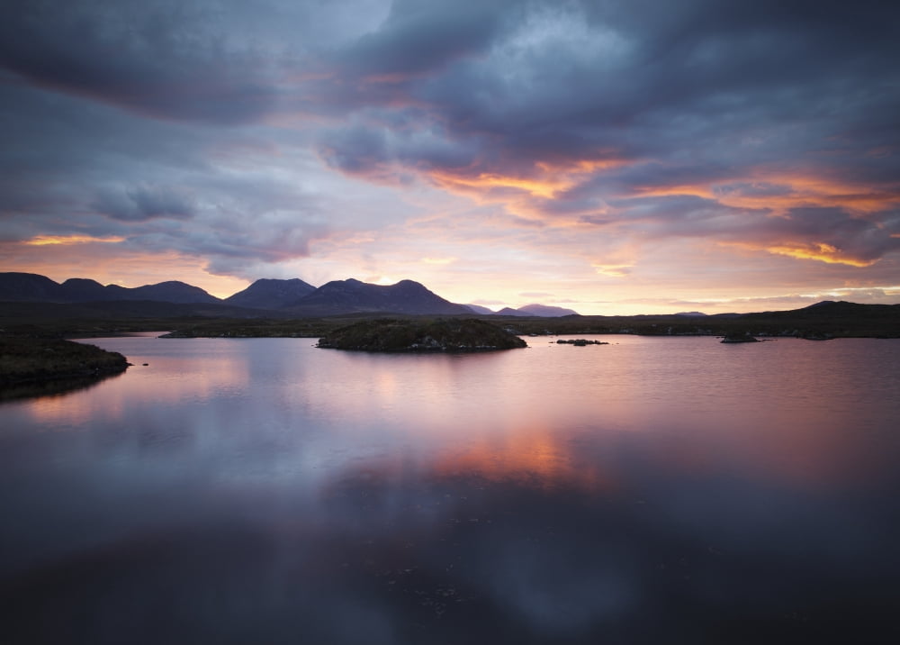 Roundstone Bog Connemara Galway Ireland Canvas Art - Peter McCabe Design Pics (18 x 13)