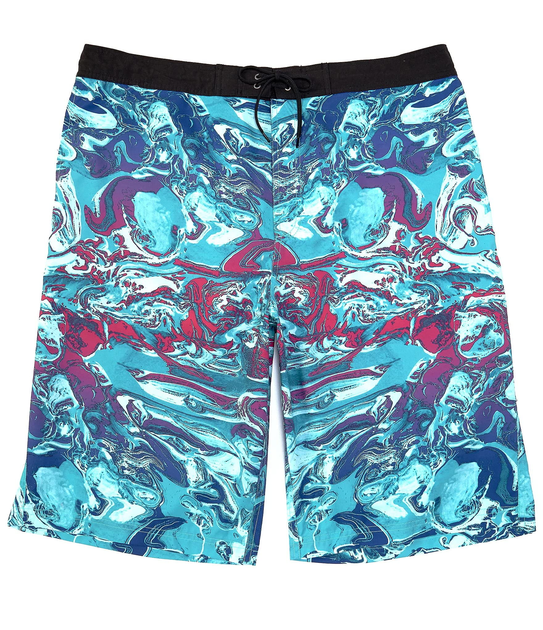 Roundtree & Yorke Men's Big & Tall Quick Dry Swim Trunks with Mesh ...