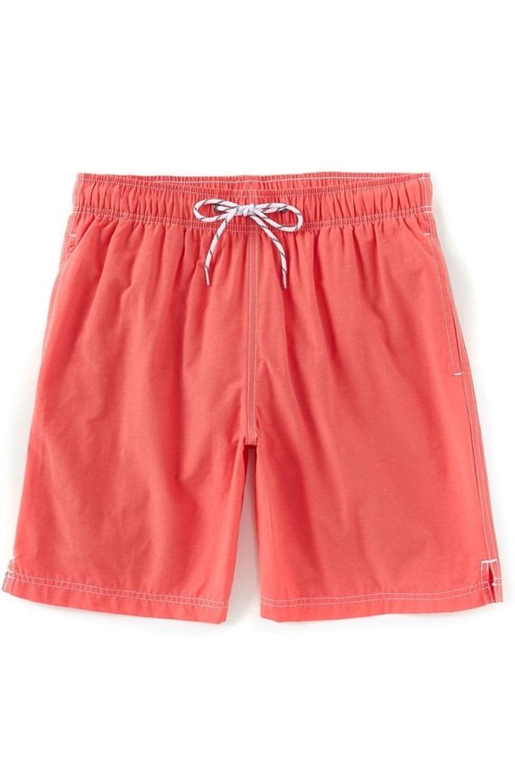 Men's Big & Tall Quick Dry Swim Trunks with Mesh Lining (Dark Melon, 3X-Large Big, 3XB)