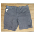 thumbnail image 1 of Roundtree and Yorke Casuals 42 Straight Fit Stretch Fabric Navy Striped Shorts, 1 of 2