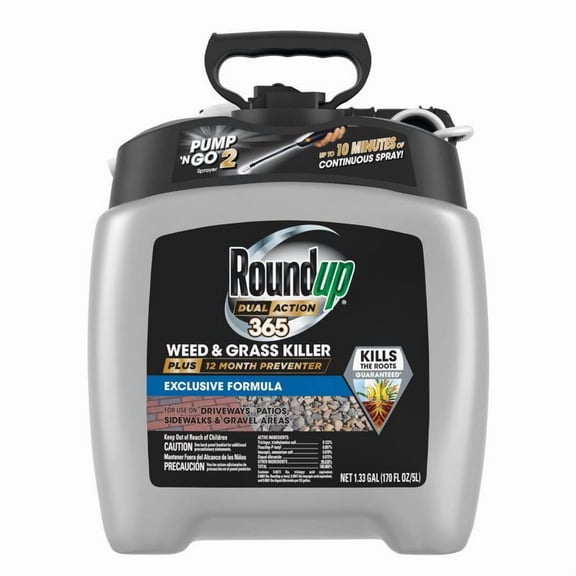 Roundup 7035793 1.33 gal Pump N Go 2 Killer Plus Preventer RTU Liquid - Case of 4