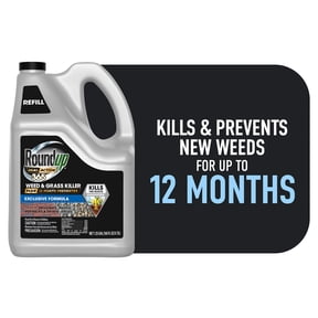 Roundup Dual Action 365 Weed & Grass Killer Plus 12 Month Preventer Refill, 1.25 gal.