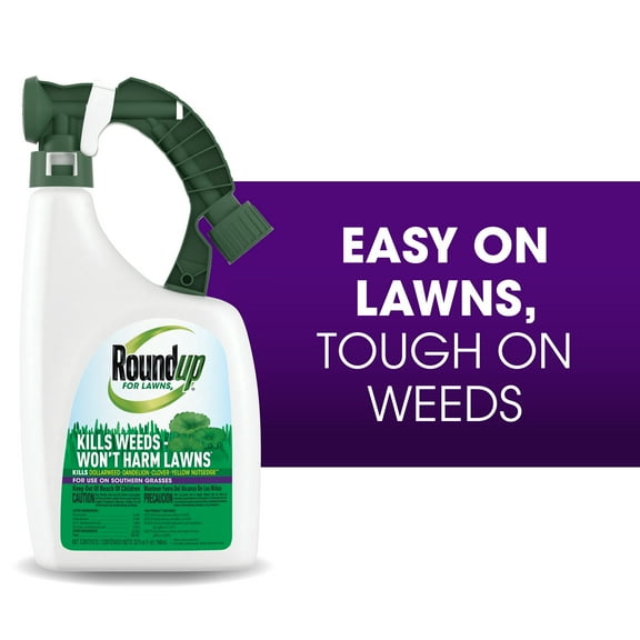 Roundup For Lawns₆ Ready-To-Spray, for Use on Southern Grasses, 32 fl. oz.