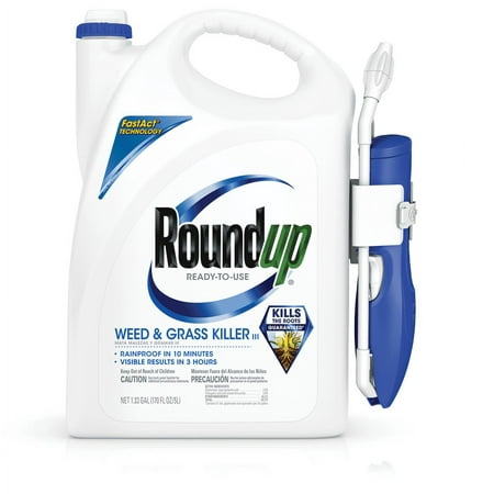 Roundup Ready-To-Use Weed & Grass Killer III with Comfort Wand, 1.33 gal