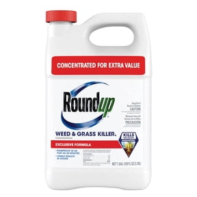 Roundup Weed & Grass Killer Concentrate, Use in and Around Flower Beds, Walkways and Other Areas of Your Yard, 1 gal.
