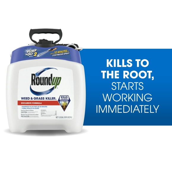 Roundup Weed & Grass Killer₄ with Pump 'N Go 2 Sprayer, 1.33 gal.