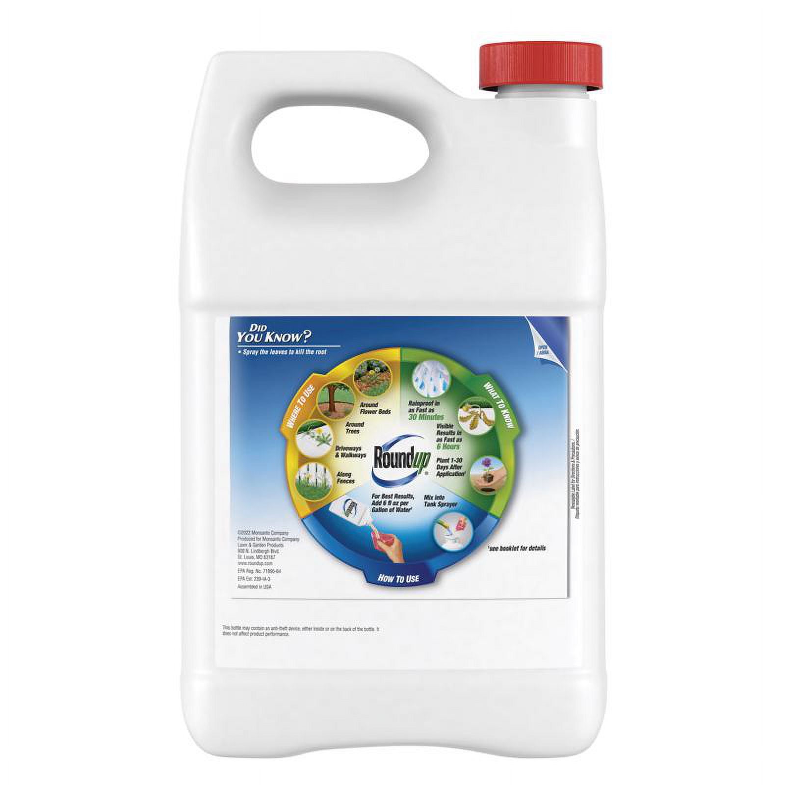 Roundup Weed and Grass Killer Concentrate 1 gal