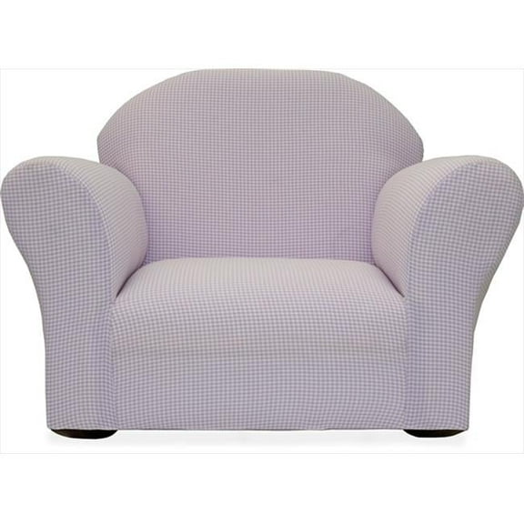 Roundy Rocking Chair Lavender Ghingham