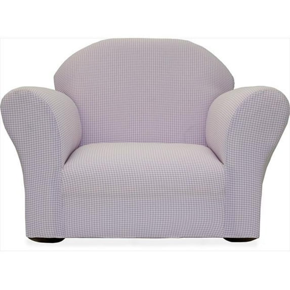 Roundy Rocking Chair Lavender Ghingham