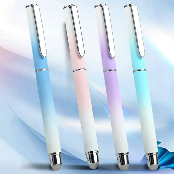 Rourlinge 0.38mm Thermal Erasable Pen, Gradient Fountain Pen with Ergonomic Grip, Replaceable Ink Cartridge for Calligraphy Student Writing