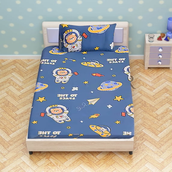 Rourlinge 1 Pack Mattress Protector Sheets Fitted Waterproof Crib Mattress Pad Cover, Noiseless & Machine Wash Absorbent Crib/Mattress Protector Sheet Quilted