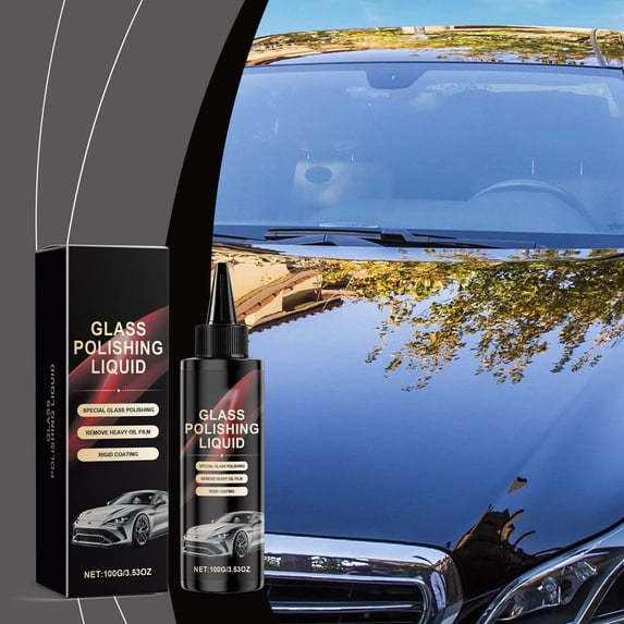 Rourlinge 1 Packs Ceramic Glass Cleaner,Water & Rain Repellent | All-Weather Protective Ceramic Glass Cleaner | Safe for Tinted, Non-Tinted Windows & Mirrors | DIY Car Detailing | 100ml