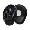 thumbnail image 1 of Rourlinge 2pcs Professional Boxing Pads Leather Punching Mitts for Training Muay Thai Karate Taekwondo Kickboxing with Thickened Foam & Adjustable Strap, 1 of 9
