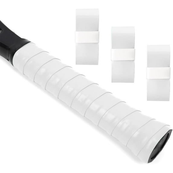 Rourlinge 3 Pack Tennis Racket Grip Tape, Anti-Slip Tennis Racquet Grip Tape with Dry Feel, Sweat Absorption, Comfortable Handle Overgrip Grip Wrap for Tennis/Badminton/Pickleball