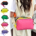 thumbnail image 1 of Rourlinge Crossbody Shoulder Purse Adjustable Strap Abrasion Resistant Multi Purpose Carry Bag Convertible Cosmetic Storage Handbag for Daily Commute Casual Outdoor Short Travel Errands, 1 of 7