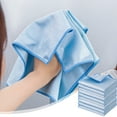 thumbnail image 1 of Rourlinge Glass Polishing Cloth Streak Free Miracle Cleaning Cloth Lint Free Microfiber Cleaning Rags for Glasses Kitchen Dish Mirrors Easy Clean, Pack of 9, 1 of 9