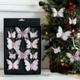 thumbnail image 1 of Rourlinge Glitter Butterfly Christmas Tree Ornaments Clip-On Hollow Pendant for Festive Holiday Decorations Party Home Scene Atmosphere 10PCS, 1 of 6