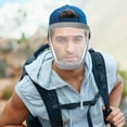 thumbnail image 1 of Rourlinge HD Transparent Face Shield with Adjustable Strap, Anti-Fog Protective Goggles for Dust and Droplet Protection, Reusable Safety Visor for Cycling, Riding, and Work, 1 of 6