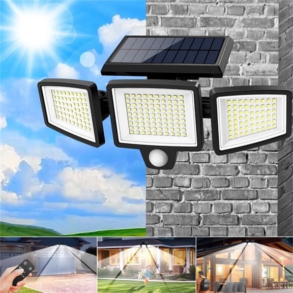 Rourlinge Motion Sensor Solar Lights Outdoor Waterproof Wall Lamp IP65 Garden Lights for Pathway Gate Fence Entrance Patio Yard Security Landscape Lighting