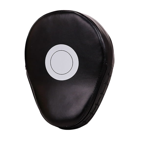 Rourlinge Professional Boxing Pads Leather Punching Mitts for Training Muay Thai Karate Taekwondo Kickboxing with Thickened Foam & Adjustable Strap