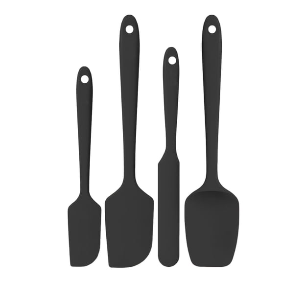 Rourlinge Silicone Spatula Set Kitchen Utensils for Baking Cooking, Heat Resistant Flexible Non Scratch Scraper Mixer Tool for Cake Buttercream Frosting Icing Batter Spread, Kitchenware Gadgets