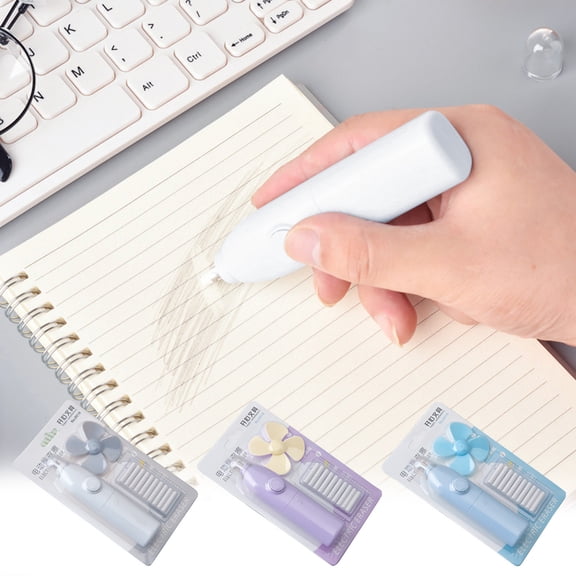 Rourlinge Solid Correction Rubber Eraser Long Lasting Clean Erase Non Scatter Shavings Comfort Grip Writing Mark Remover Office Daily Draft Stationery Supply