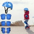 thumbnail image 1 of Rourlinge Youth Protective Gear Set 7-Piece Helmet Knee Elbow Wrist Pads for Skateboarding Biking Rollerblading Scooter Adjustable Breathable Safety Equipment, 1 of 5