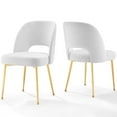 thumbnail image 1 of Modway Rouse Dining Room Side Chair Set of 2 in White, 1 of 4