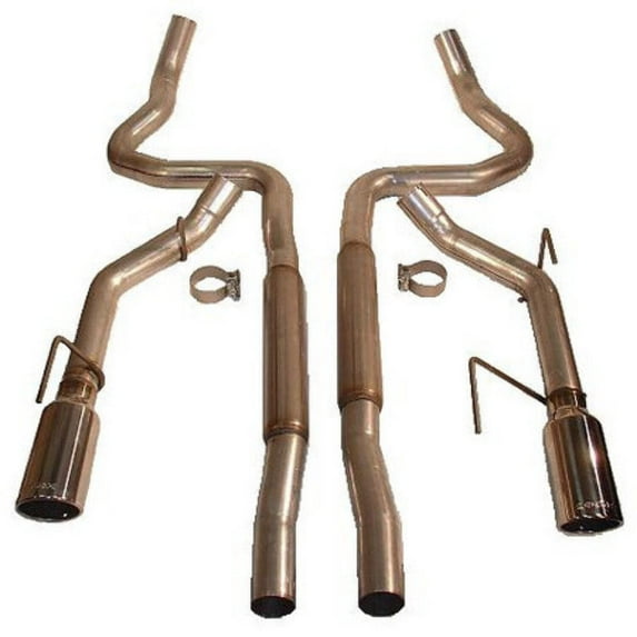 Roush 403936 Exhaust Kit (Dual Cat Back, Enhanced Sound), 1 Pack Fits select: 2005-2009 FORD MUSTANG GT