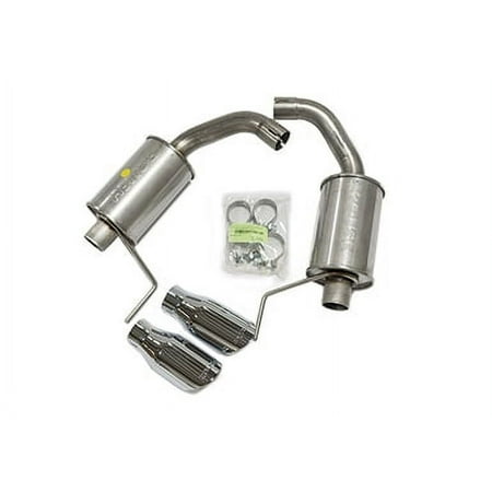 Roush Performance Products 421837 Axle Back Exhaust Kit, 1 Pack Fits select: 2015-2021 FORD MUSTANG
