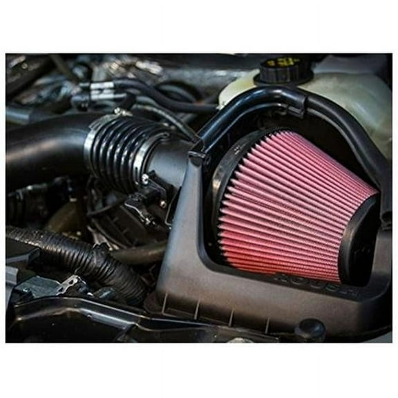 Roush R72-421238 Plastic Black Cold Air Intake System with Red Filter F150 5.0L 11 Up