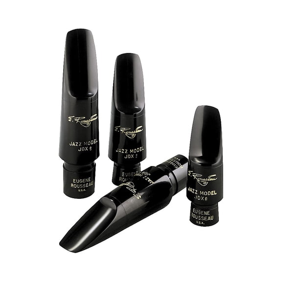 Rousseau Alto Saxophone Jazz Rubber Mouthpiece, 6