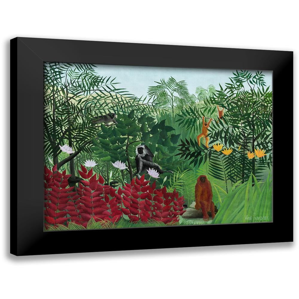 Rousseau, Henri 18x15 Black Modern Framed Museum Art Print Titled ...