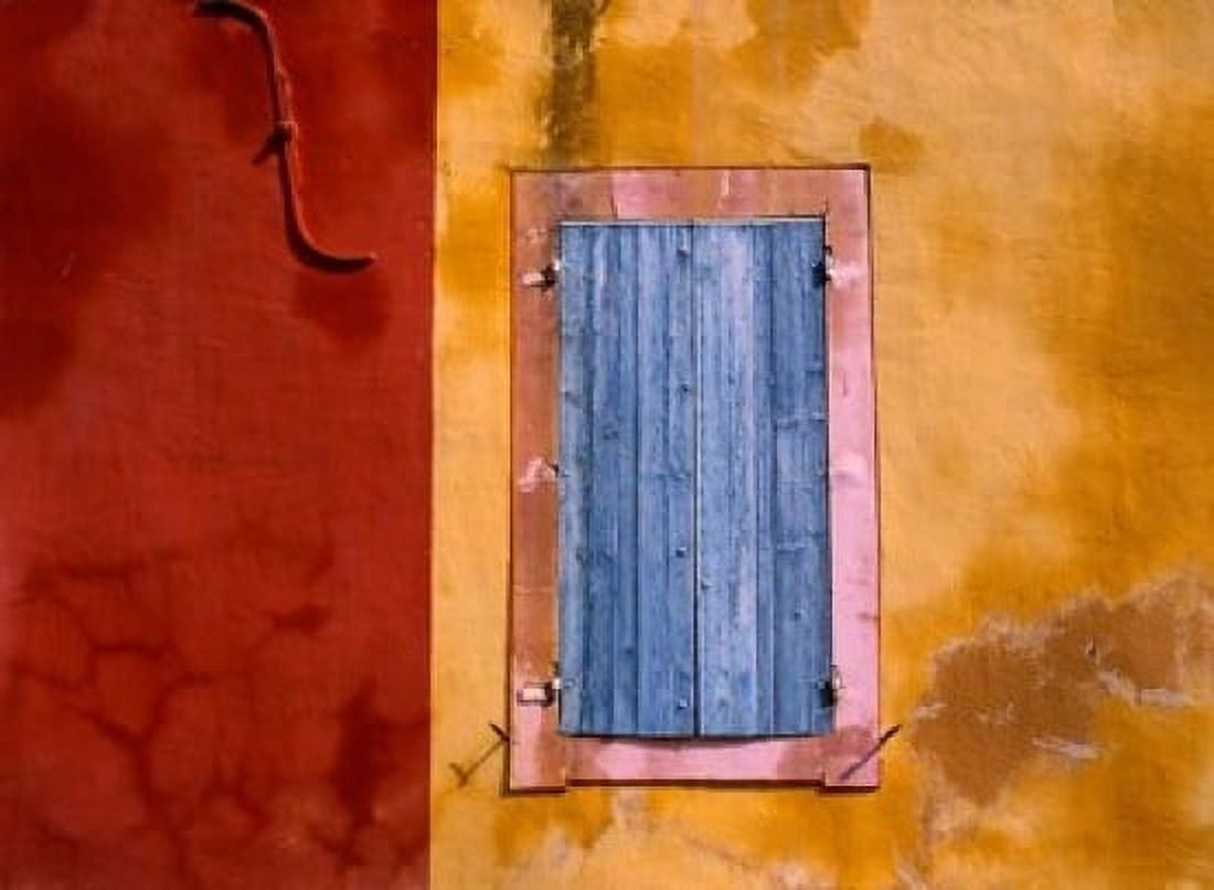 Roussillon Blue Shutters Canvas Art - Ric Ergenbright DanitaDelimont (24 x 18)