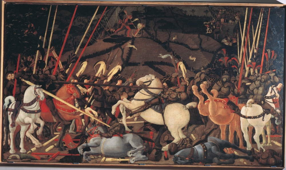 Rout Of St Roman (Battle Of St Roman) Canvas Art - (24 x 18)