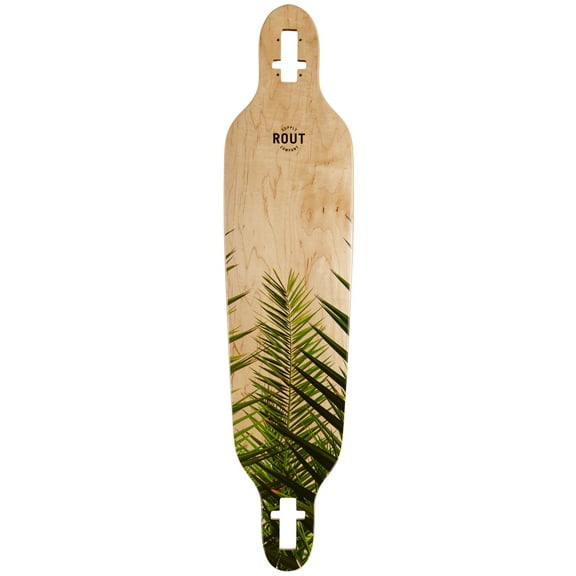 Rout Palms Drop-Thru Longboard Deck