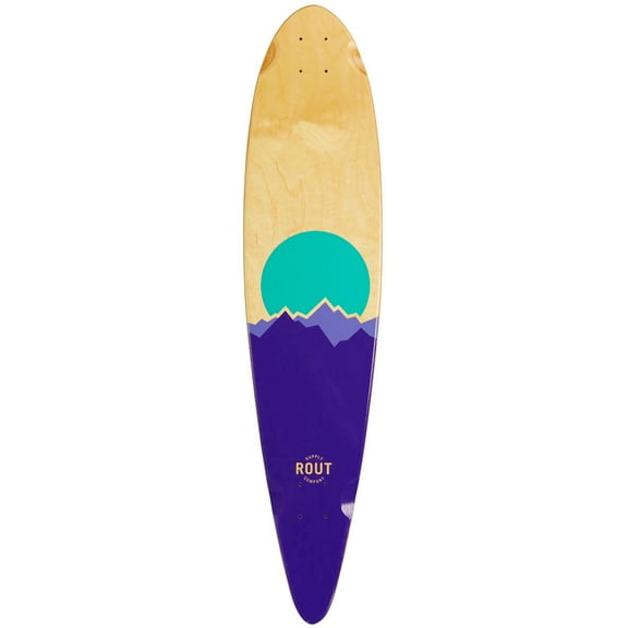 Rout Peaks Pintail Longboard Deck