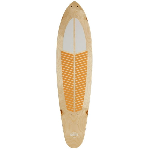 Rout Plume Kicktail Longboard Deck