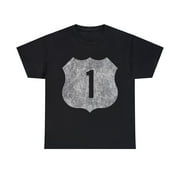 Route 1 Retro Unisex Graphic Tee Shirt, Sizes S-5XL