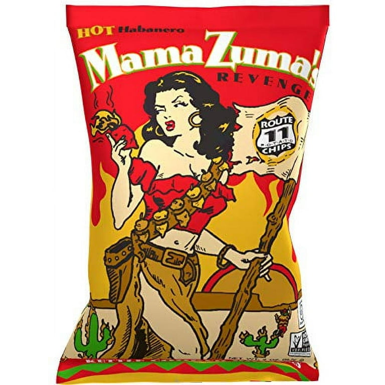 papamama Route 11 various Potato Chips (Mama Zuma's Revenge, 2oz (6 ct