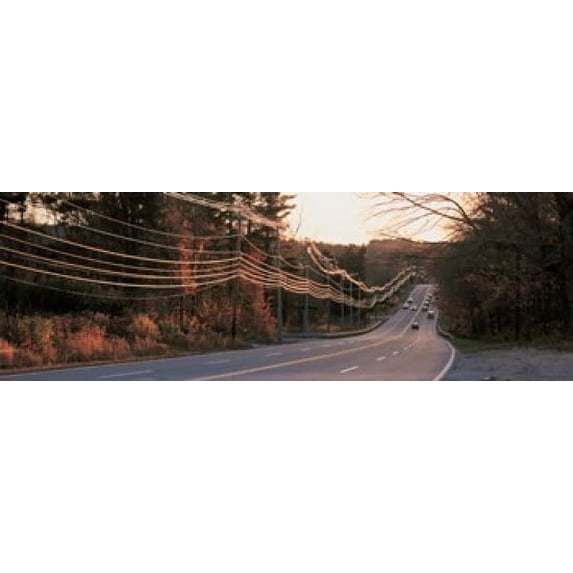 Route 20 MA USA Poster Print (18 x 6)