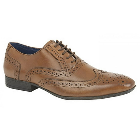 Route 21 Mens 5 Eye Brogue Oxford Shoes