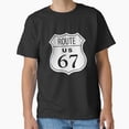 thumbnail image 1 of Route 6 7 Its The Only Way Funny Six Seven Meme Humor Novelty Unisex T-Shirt, for men & women, up to size 5XL, 1 of 2