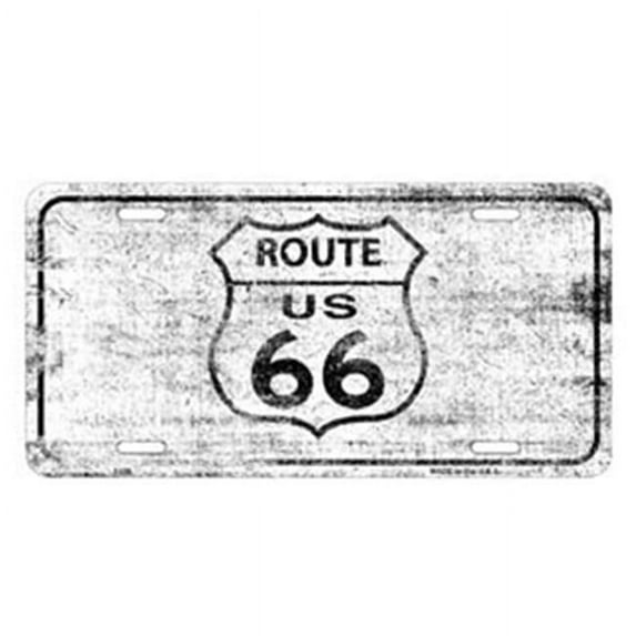 Route 66 Distressed License Plate Tags- X430