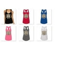 thumbnail image 1 of Route 66 Get Your Kick On Route 66 Printed Lady Tank Top Soft and Comfy Tank Top, Lightweight Tank Top Color Black Small, 1 of 3