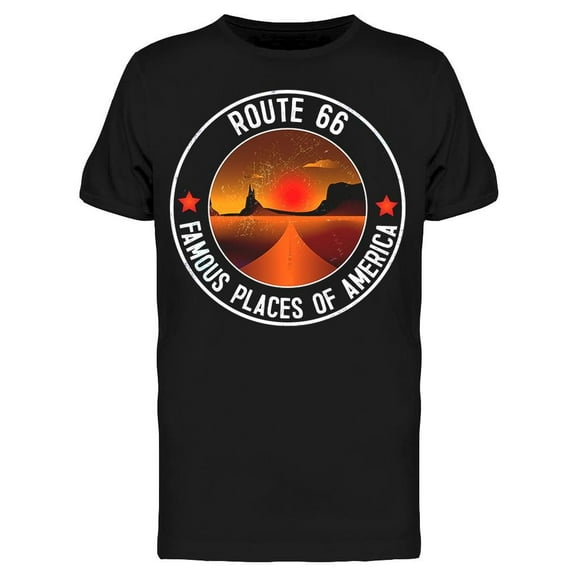 Route 66 Grand Canyon Desert T-Shirt Men -Image by Shutterstock, Male x-Large