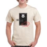 Route 66 Great American Road T-Shirt Men -Image by Shutterstock, Male x-Large