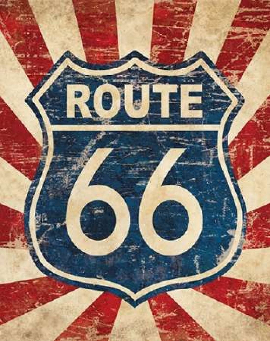 Route 66 I Canvas Art - N Harbick (22 x 28)