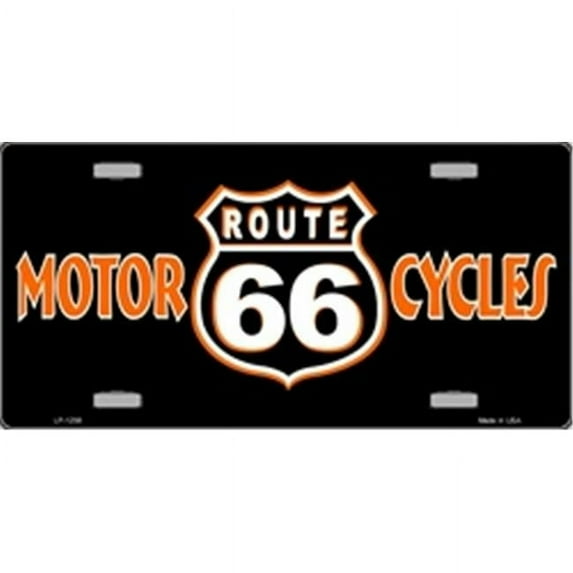 Route 66 Motorcycles License Plate Tags- X428